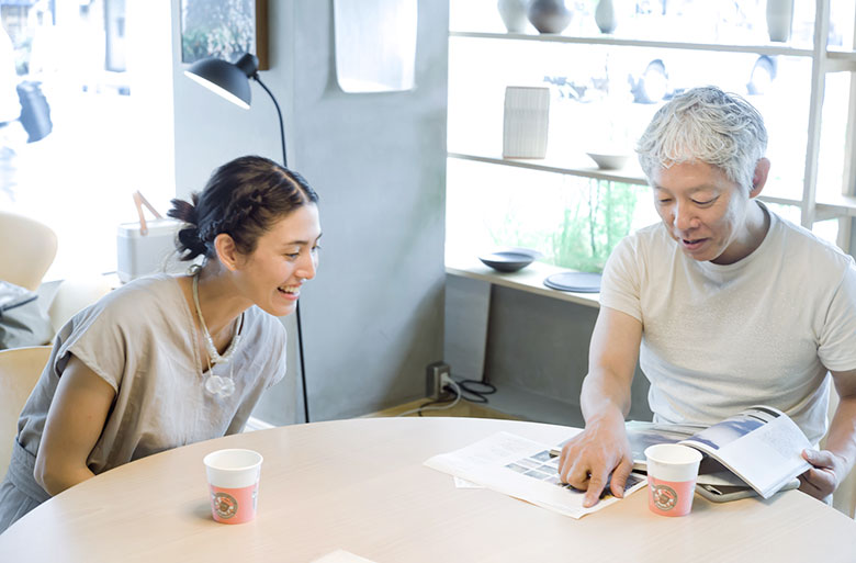 ホンマさん翠れんさん写真対談